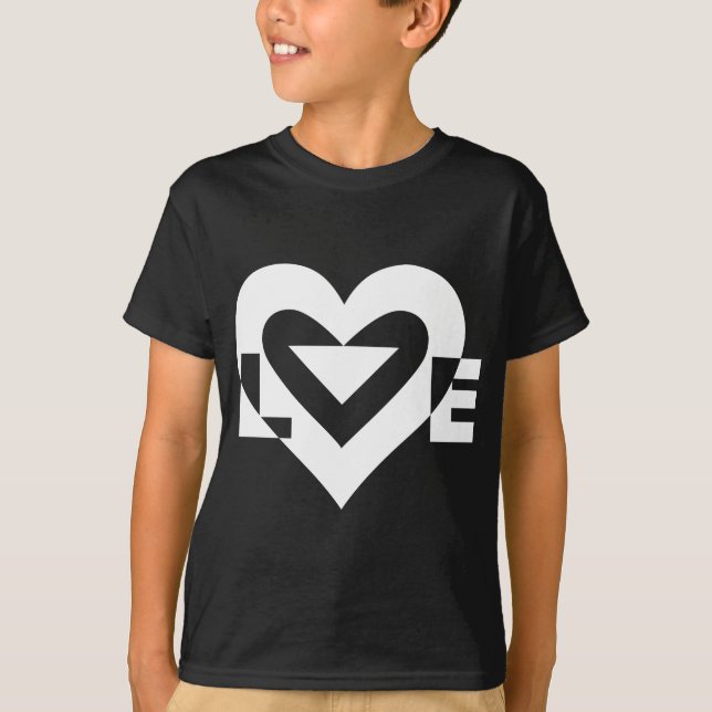 Cool Love Graphic, White T-Shirt (Front)