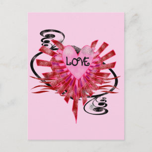 Cool Love Heart Postcards