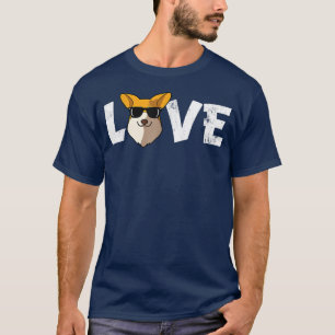 Cool Love Pembroke Corgi Mom Funny Dog Dad -200 T-Shirt