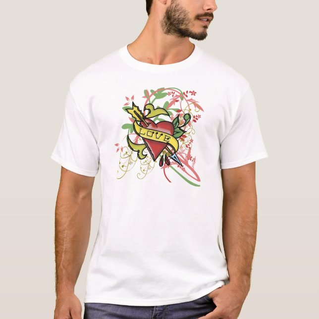 Cool Love Tattoo T-Shirt (Front)