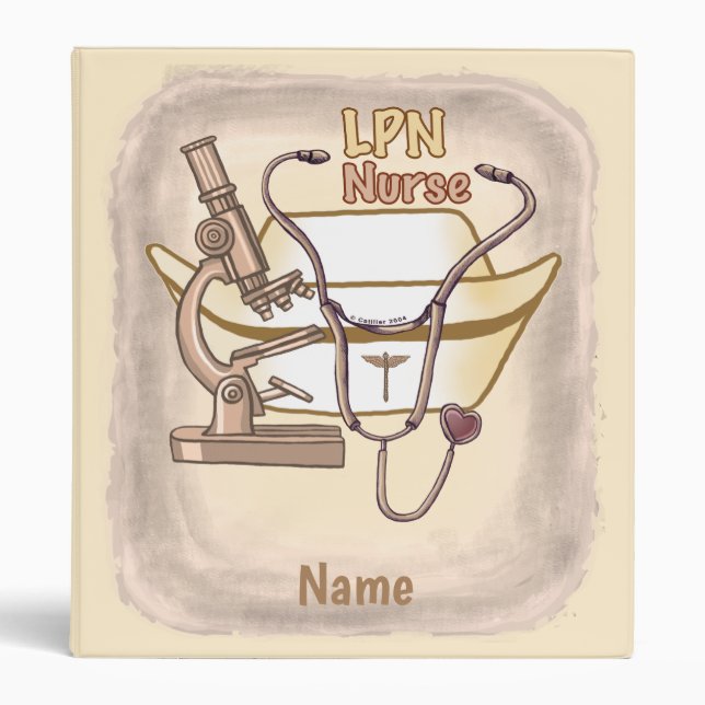 Cool LPN Nurse Binder (Front)