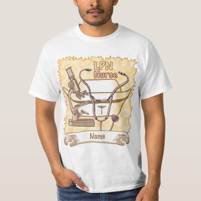 Cool LPN Nurse T-Shirt (Front)