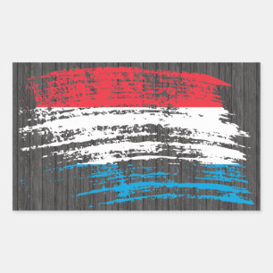 Cool Luxembourger flag design Sticker