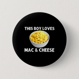 Cool Mac And Cheese For Boys Kids Macaroni Food Th 2 Inch Round Button