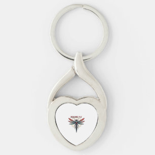 Cool Machined Steampunk Dragonfly - Dragons Fly -  Keychain