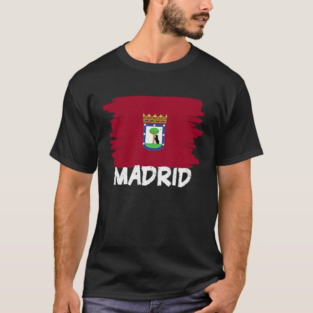 Cool Madrid Flag T-Shirt (Front)
