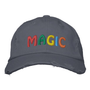 Cool MAGIC Colorful Letters Embroidered Hat