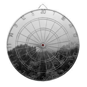 Cool, magical foggy nature dartboard