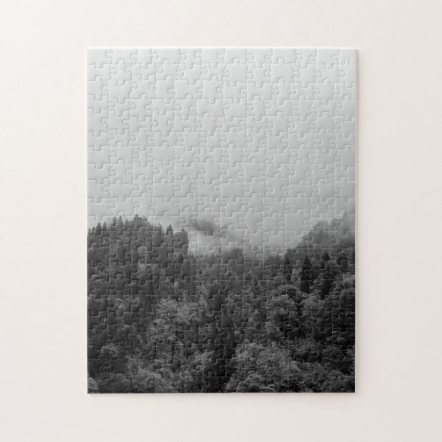 Cool, magical foggy nature jigsaw puzzle (Vertical)