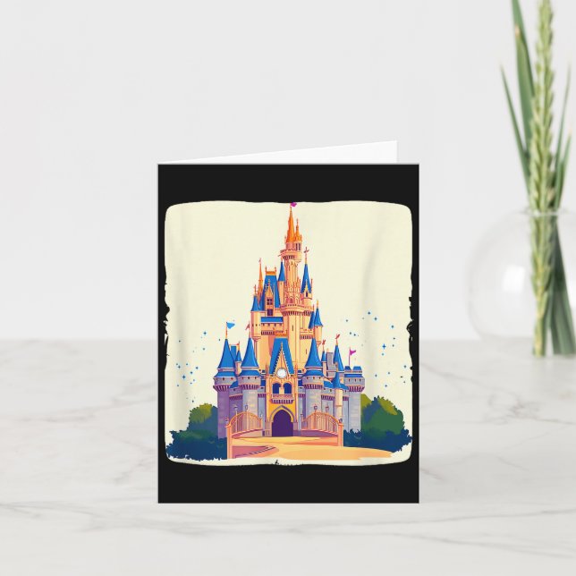 Cool Magical Kingdom Castle Costume For Boys And G Card (Front)