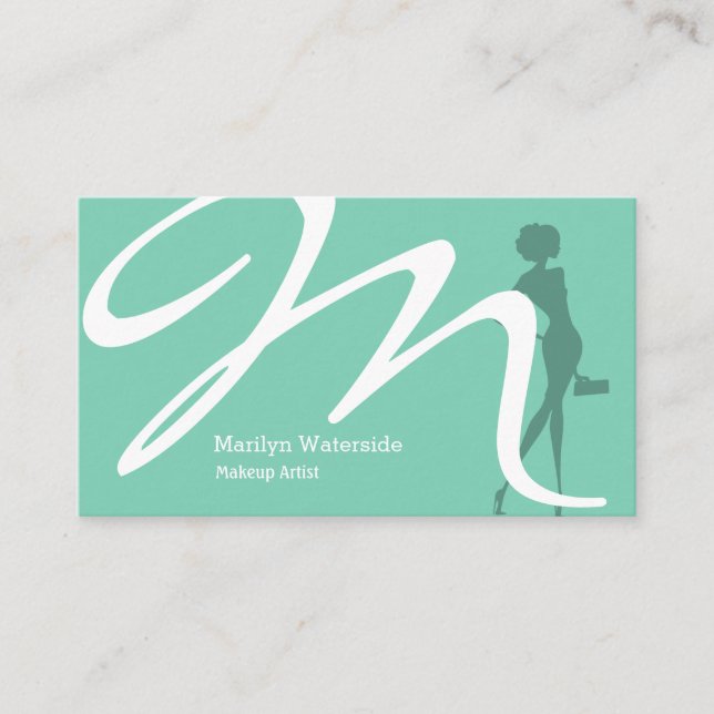 Cool Makeup Artist Business Cards (Front)