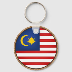 Cool Malaysia Flag Seal Keychain