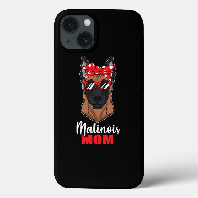Cool Malinois Dog Mom Dog Lover Pet Gift Case-Mate iPhone Case (Back)