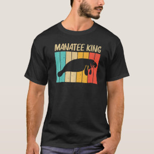 Cool Manatee For Men Dad Sea Cow Save The Manatees T-Shirt