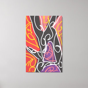 Cool Maori Art by RRW Canvas Print