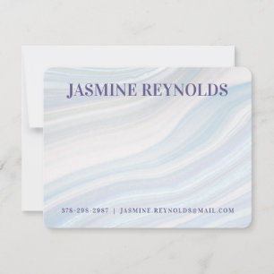 Cool Marble Geode Note Card