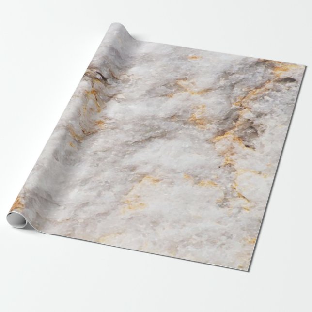 Cool Marble Granite Stone Texture Wrapping Paper (Unrolled)