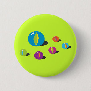 Cool Marbles 2 Inch Round Button