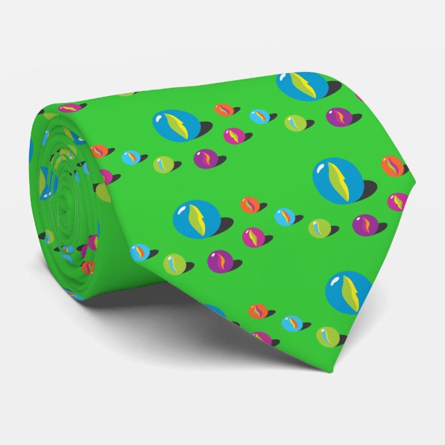 Cool Marbles Tie (Rolled)