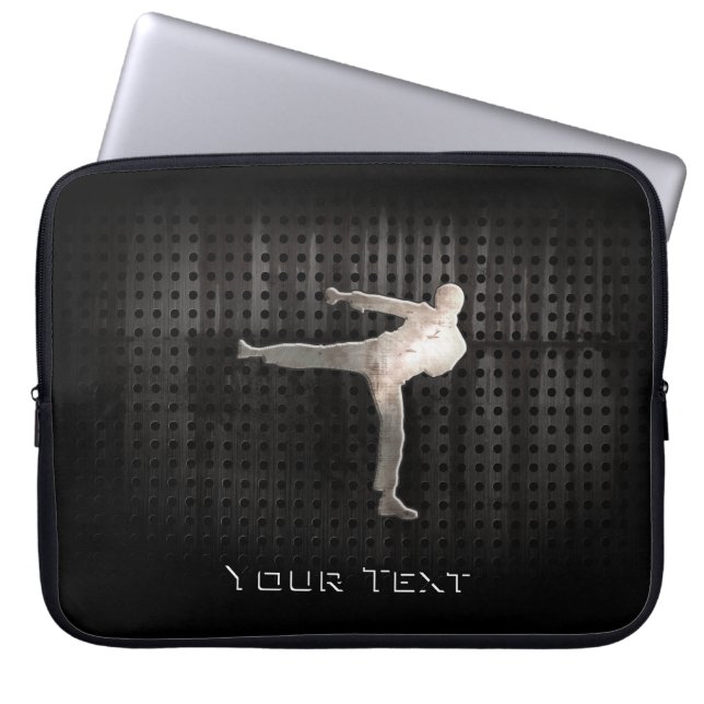 Cool Martial Arts Laptop Sleeve (Front)