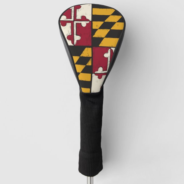 Cool Maryland Flag  Golf Head Cover (Front)