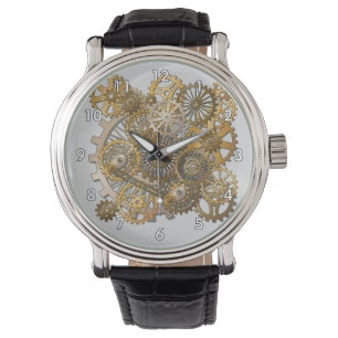 Cool Massive Time Keeping Gear Mechanism Watch