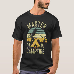 Cool Master Campfire  Camping  For Kids Men Women T-Shirt