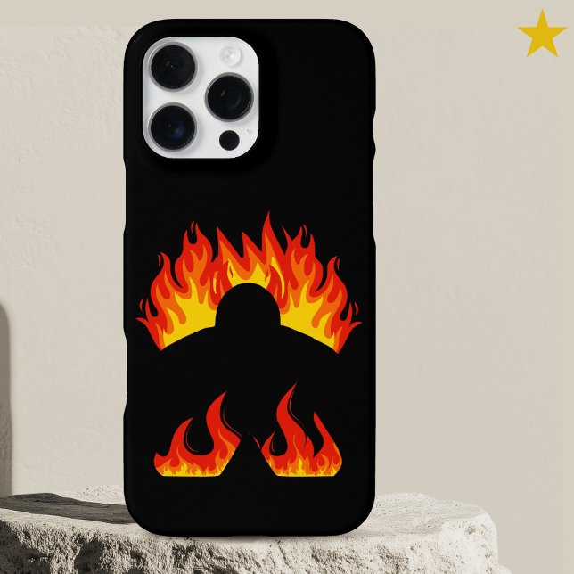 Cool Meeple On Fire Board Games iPhone Case (Creator Uploaded)