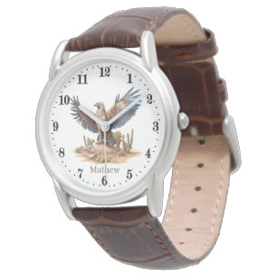 Cool men eagle lovers add name watch