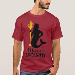 Cool Merman Security Lifeguards Protect Men T T-Shirt