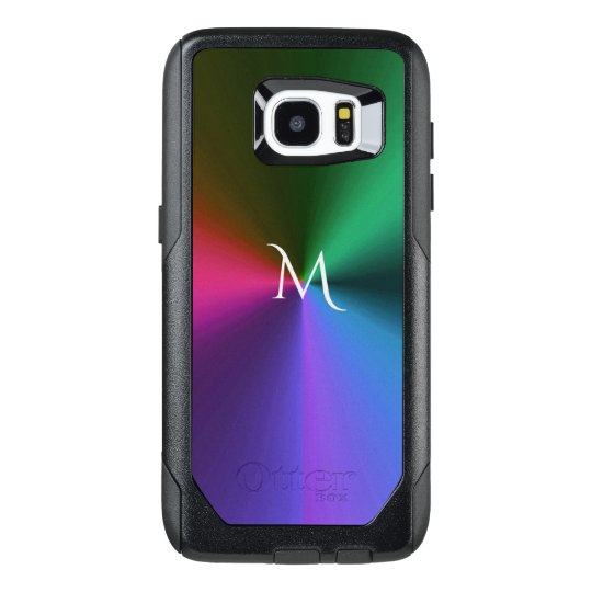 Cool Metallic Colour Monogram Otterbox S7 Edge OtterBox Samsung Galaxy S7 Edge Case