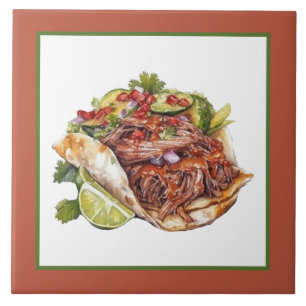 cool Mexican food home Business crafting Tile