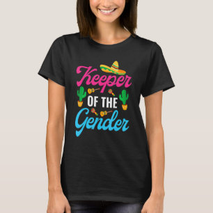 Cool Mexican Gender Reveal Baby Fiesta T-Shirt