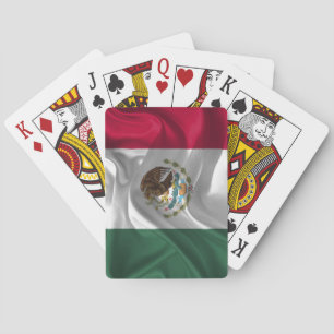 Cool Mexico Flag Design Playing Cards