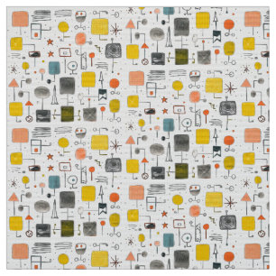cool Mid Century Modern Fabric 