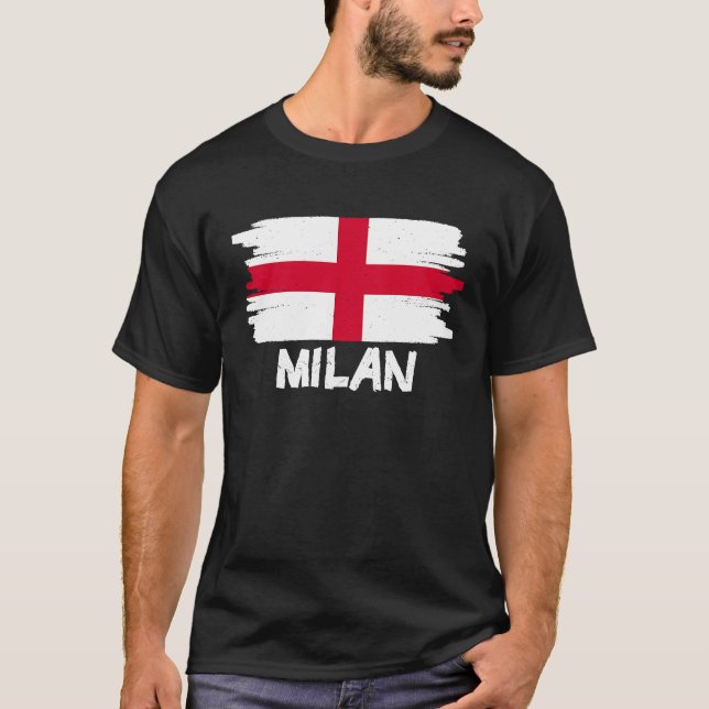 Cool Milan Flag T-Shirt (Front)