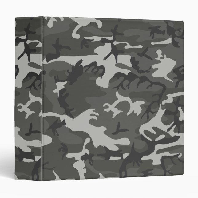 Cool Military Style Urban Camouflage Binder (Front/Spine)