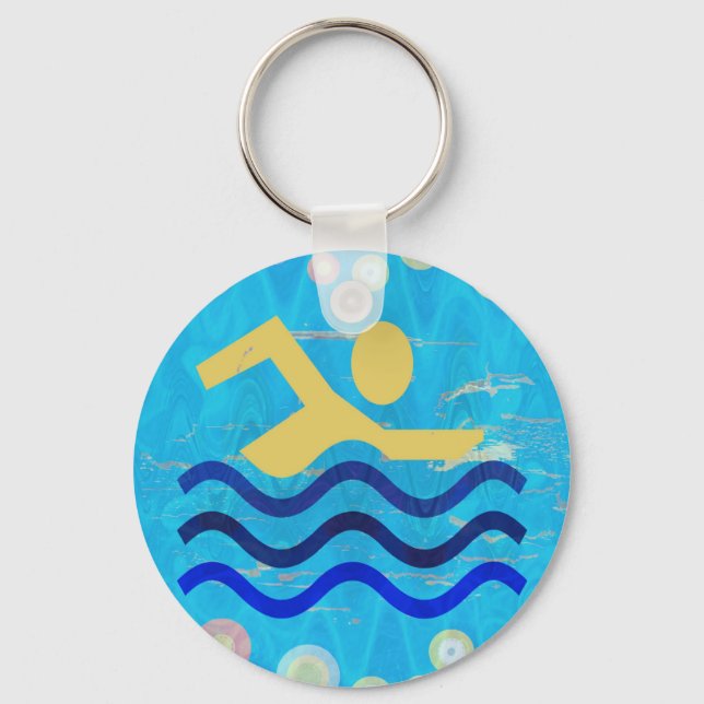 Cool mind in hot times keychain (Front)