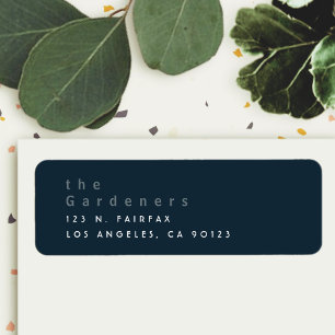 Cool Minimalist Deep Blue