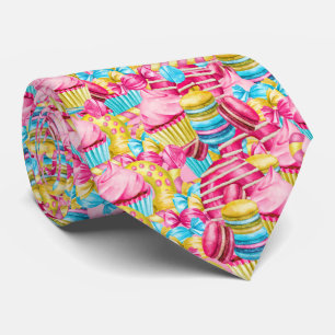cool mixed sweets tiled pattern tie