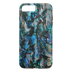 Cool modern Abstract blue painting Design art iPhone 8 Plus/7 Plus Case