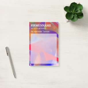 cool modern abstract painting post-it notes
