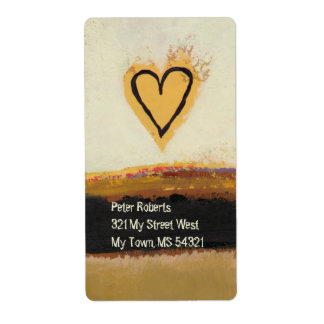 Cool modern art heart painting customize your own