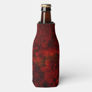 Cool, modern art of floral / flower pattern bottle cooler