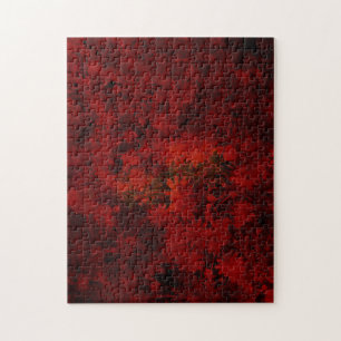 Cool, modern art of floral / flower pattern jigsaw puzzle