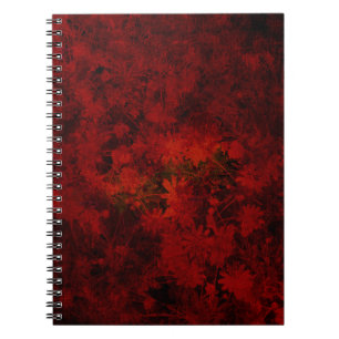 Cool, modern art of floral / flower pattern notebook