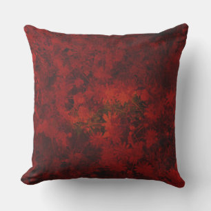 Cool, modern art of floral / flower pattern outdoor pillow