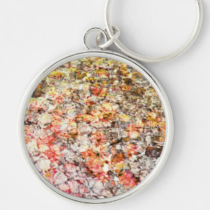Cool, modern, colourful abstract background keychain