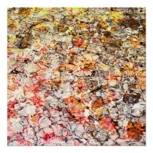 Cool, modern, colourful abstract background poster