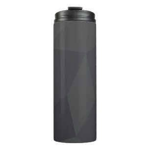 Cool, modern, elegant, trendy trapezoid shapes thermal tumbler